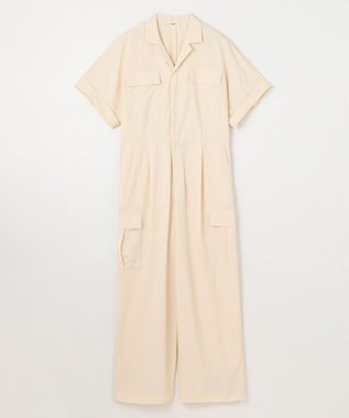 NAVE 【ReNAVE・洗える/撥水加工/接触冷感/UVケア/】ナイロンタスラン オールインワン アイボリー系