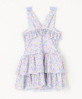 ANY KIDS 総柄 フリル ワンピース 水着 小花柄