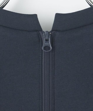 #Newans 【撥水/マシンウォッシャブル】クリオネシルエットコンビドレス ネイビー