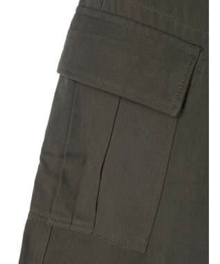 CRAFT STANDARD BOUTIQUE 綿ピーチカーゴスカート Charcoal Gray