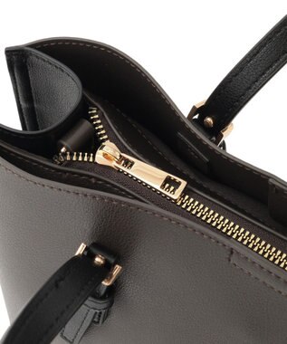 Green Parks ・ＫＯＳＳＯＲＥＣＯ　バイカラー２ＷＡＹミニトート Charcoal Gray