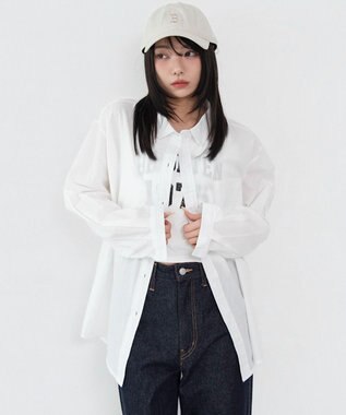 WEGO オーバーサイズドシャツ ホワイト