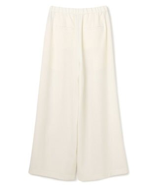 uncrave リネンライクツイル ワイドパンツ オフ