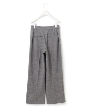 ICB ウールミルドジャージー ワイドストレートパンツ グレー系