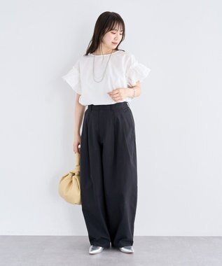 Green Parks ・ＥＬＥＮＣＡＲＥ　ＤＵＥ　バックリボンブラウス Off White