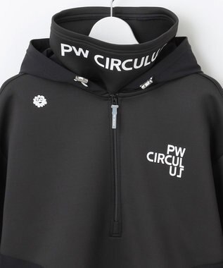 PW CIRCULUS 【WOMEN】NEW ダンボール デタッチャブルフーディー ブラック系