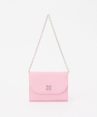 russet チェーンミニウォレット(SO-434) Pink