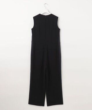 23区 【APPLAUDIR】クリアジョーゼット オールインワン ブラック系