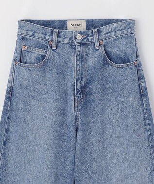 NAVE 【×NAVE】SERGE de bleu × NAVE カーブワイドデニム スカイブルー系