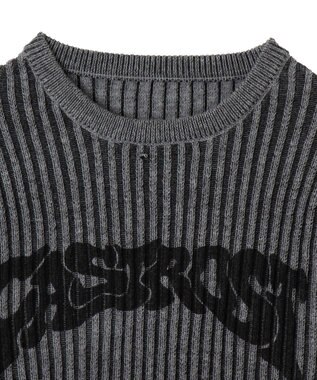 WEGO ヴィンテージライクグラフィックプルオーバー グレー