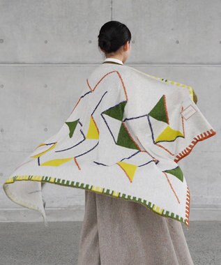 nitorito 【UNISEX】迷路 ストール gray