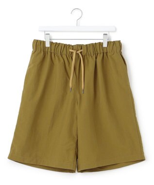 J.PRESS YORK STREET 【UNISEX】ナイロンワッシャー ショートパンツ カーキ系