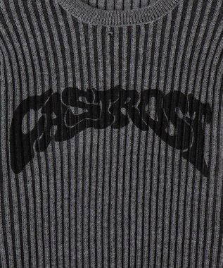 WEGO ヴィンテージライクグラフィックプルオーバー グレー