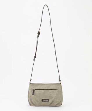 LA BAGAGERIE シャドージャカード ショルダーバッグ グレージュ