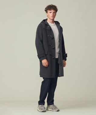 J.PRESS MEN 【定番】CUBABEACH トリプルパイル ダッフルコート ライトグレー系