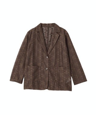 earth music&ecology レースシャツジャケット Ivory