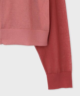 Paul Smith ジップアップ シアーニット ワインレッド