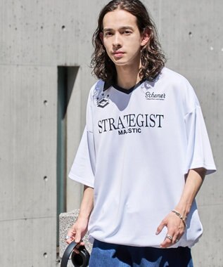 WEGO 【ユニセックス着用ITEM/MLサイズ展開】ドロストゲームシャツプルオーバー ホワイト