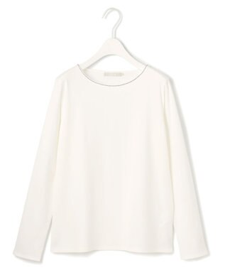 ICB L 【洗える】コンパクトモクロディ プルオーバー［ボールチェーン］ オフホワイト系