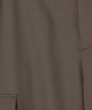 J.PRESS LADIES L 【洗える】ツイルライトストレッチ テーパード カーゴ パンツ カーキ系