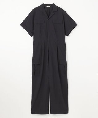 NAVE 【ReNAVE・洗える/撥水加工/接触冷感/UVケア/】ナイロンタスラン オールインワン ブラック系