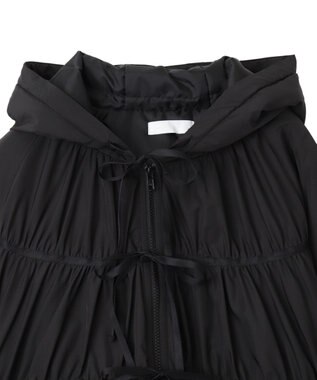 WEGO リボンフードブルゾン ブラック