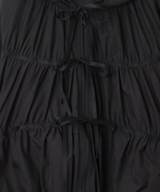 WEGO リボンフードブルゾン ブラック