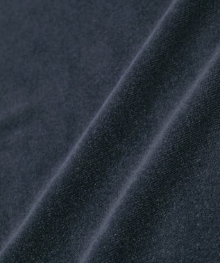 Green Parks ベロアロゴフレンチスリーブチュニック Navy