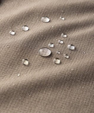 GOTAIRIKU 圧倒的清涼感・８つの機能美【接触冷感/通気性/軽量/撥水…等】クールドッツ セットアップパンツ_ヘリンボーンプリント（25年モデル） ベージュ_ヘリンボーン柄