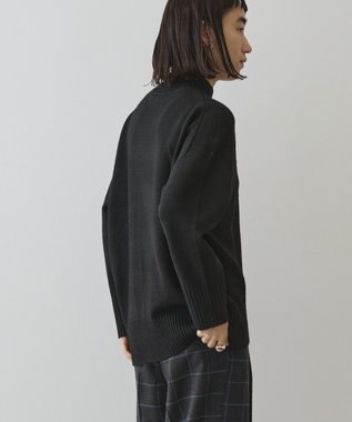 AMERICAN HOLIC モックネックコクーンニットプルオーバー Black