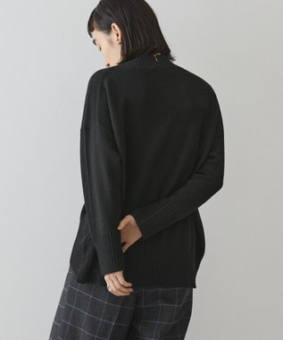 AMERICAN HOLIC モックネックコクーンニットプルオーバー Black