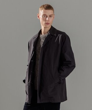 JOSEPH HOMME パウダーピーチクロス　 3WAYフードコート ブラック系