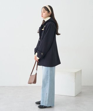 earth music&ecology ダッフルコート Navy