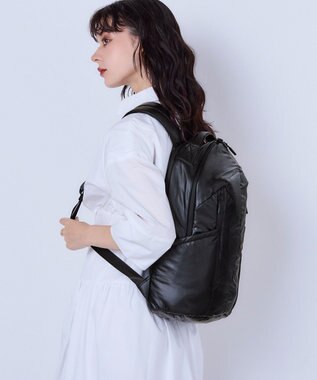 MioFIRANO HERRINGBONE L001 バックパック リュック A4サイズ対応 BLACK