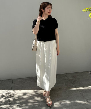 UNFILO L タックスカート エクリュ