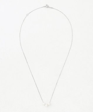 TOCCA 【WEB限定】PRECIOUS FRILL PEARL NECKLACE プラチナ アコヤパール ネックレス プラチナ系