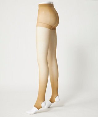 FILA GOLF／marie claire 【marie claire SPORT】 Atsugi共同開発｜スポーツストッキング（トレンカタイプ）ゴルフ ベージュ