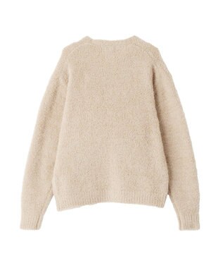 CRAFT STANDARD BOUTIQUE フェザーモールニットカーディガン Beige