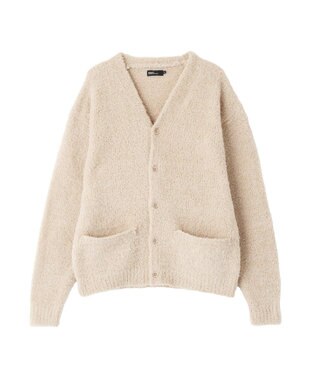 CRAFT STANDARD BOUTIQUE フェザーモールニットカーディガン Beige