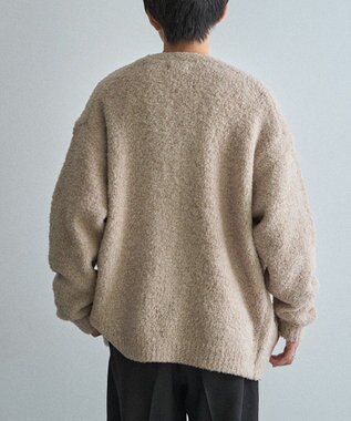 CRAFT STANDARD BOUTIQUE フェザーモールニットカーディガン Beige
