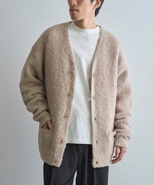 CRAFT STANDARD BOUTIQUE フェザーモールニットカーディガン Beige