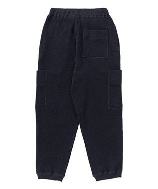 HAAG スマイルコットン SIDE POCKET PANTS パンツ ネイビー