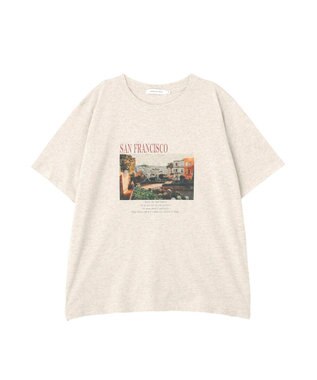 AMERICAN HOLIC SANFRANCISCO ロゴ＆フォトTシャツ Oatmeal