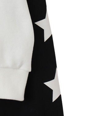 WEGO スターナンバリングラグランスウェット ブラック