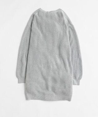 LENO V NECK ONEPIECE　Vネックニットワンピース HEATHER GRAY