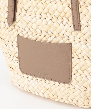 LA BAGAGERIE 【メイズ】ワイドバスケット グレージュ