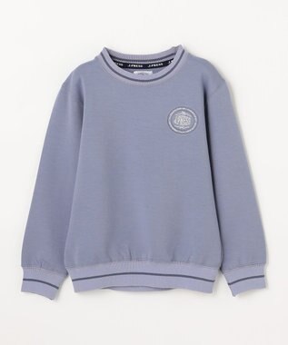 J.PRESS KIDS 【100-130cm】ダンボール ロゴエンブロイダリー トレーナー ダルブルー系