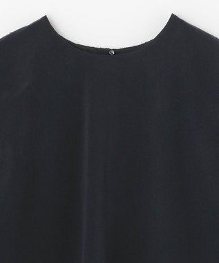 ANY フレンチスリーブブラウス×パンツ セットアップ ネイビー系