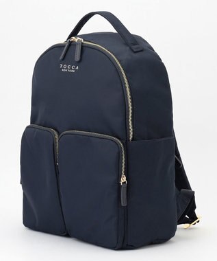 TOCCA 【WEB＆一部店舗限定・A4サイズ対応】VIA METRO BACKPACK バッグパック ネイビー系