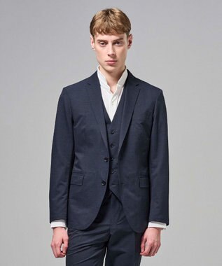 JOSEPH HOMME 新色【セットアップ対応】クールドッツストレッチ ジャケット ネイビー系